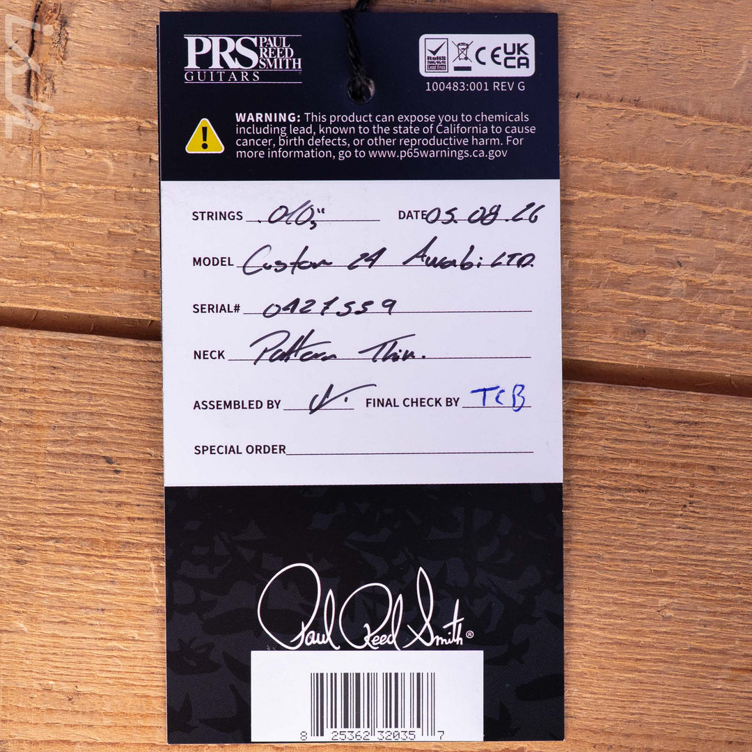 PRS Custom 24 1-Piece Artist Quilt Sprayer&
