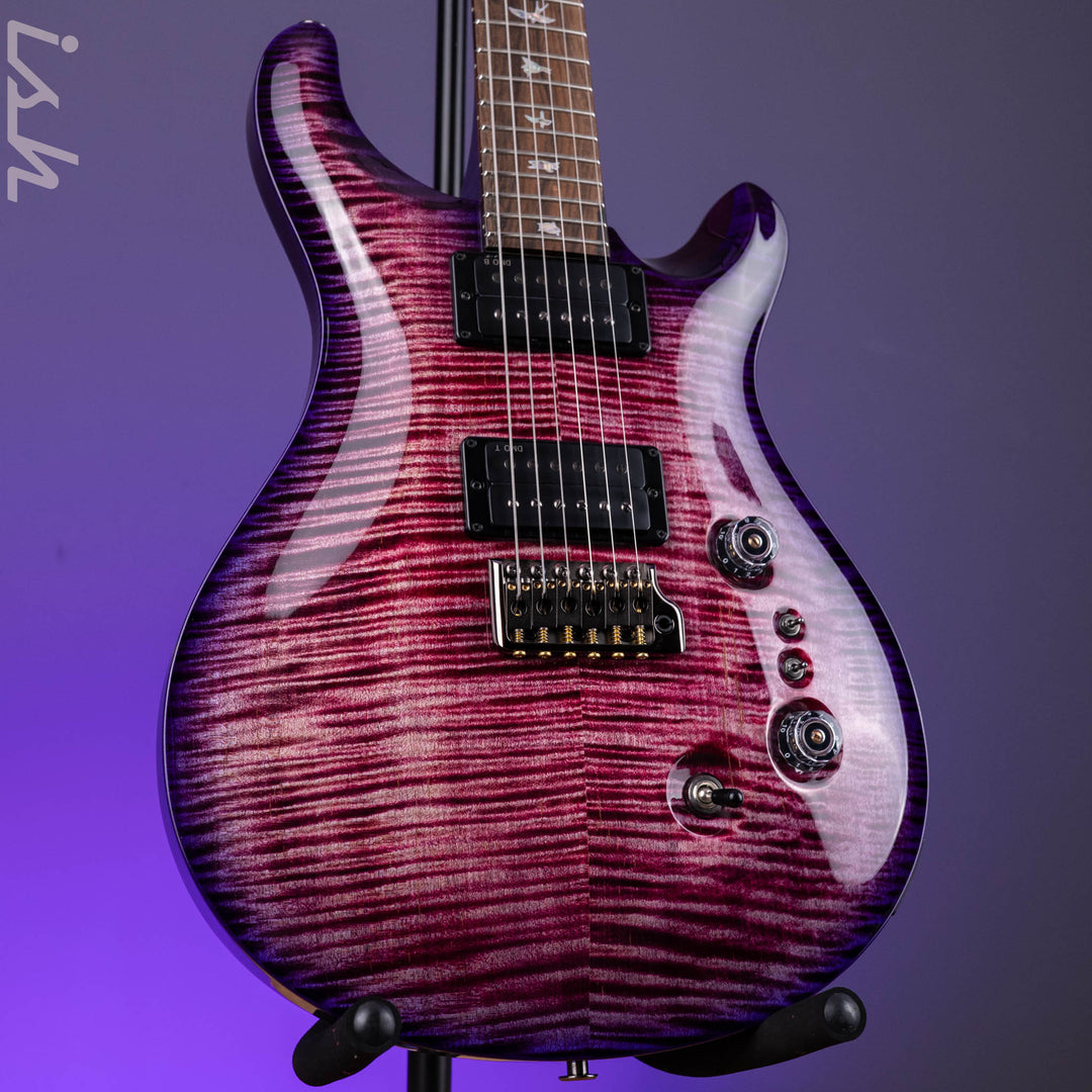 PRS Wood Library Custom 24-08 10-Top DMO Pomegranate Purple Burst Sprayer&