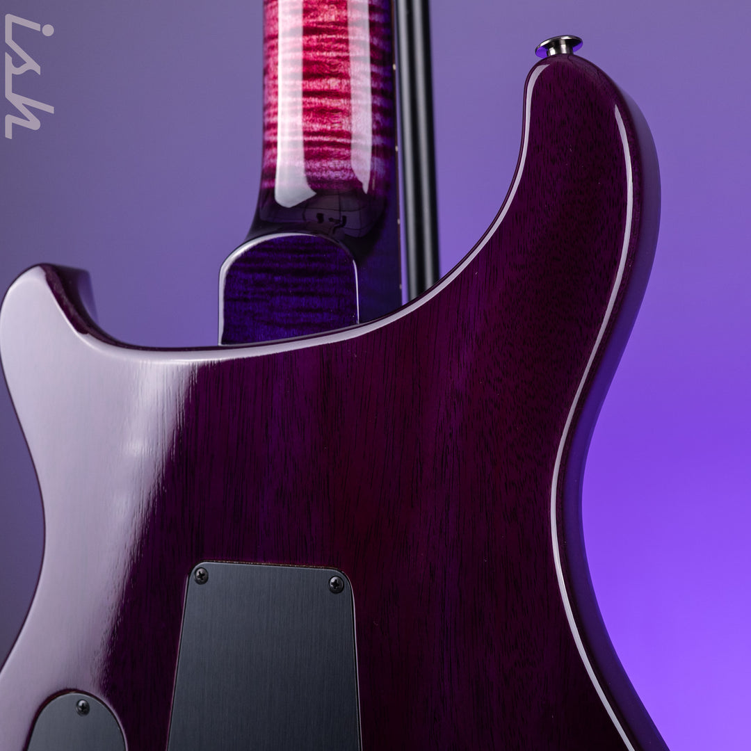 PRS Wood Library Custom 24-08 10-Top DMO Pomegranate Purple Burst Sprayer&