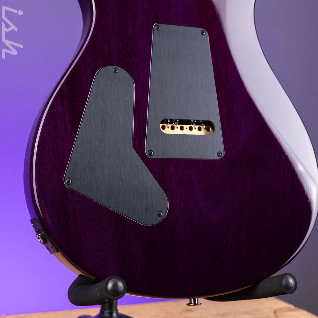 PRS Wood Library Custom 24-08 10-Top DMO Pomegranate Purple Burst Sprayer&