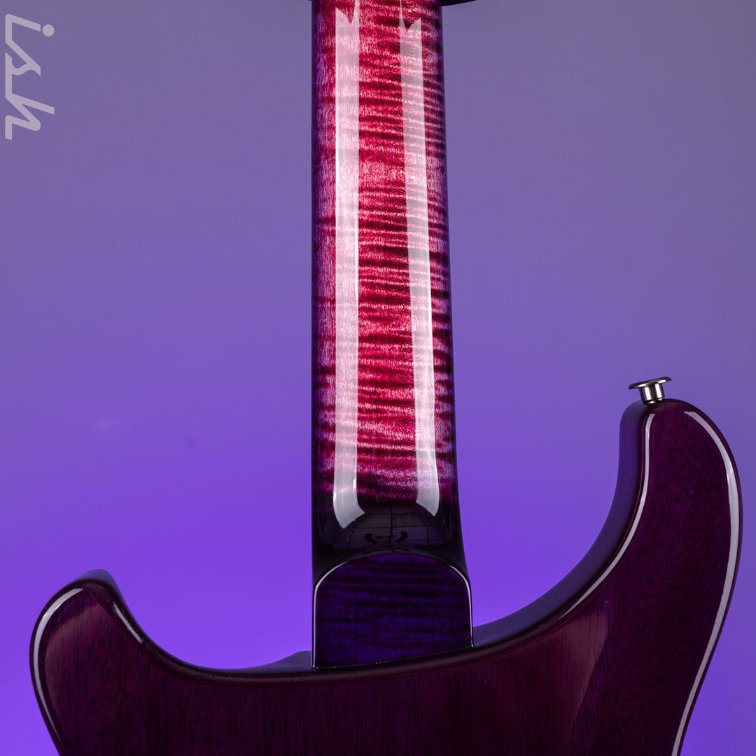 PRS Wood Library Custom 24-08 10-Top DMO Pomegranate Purple Burst Sprayer&