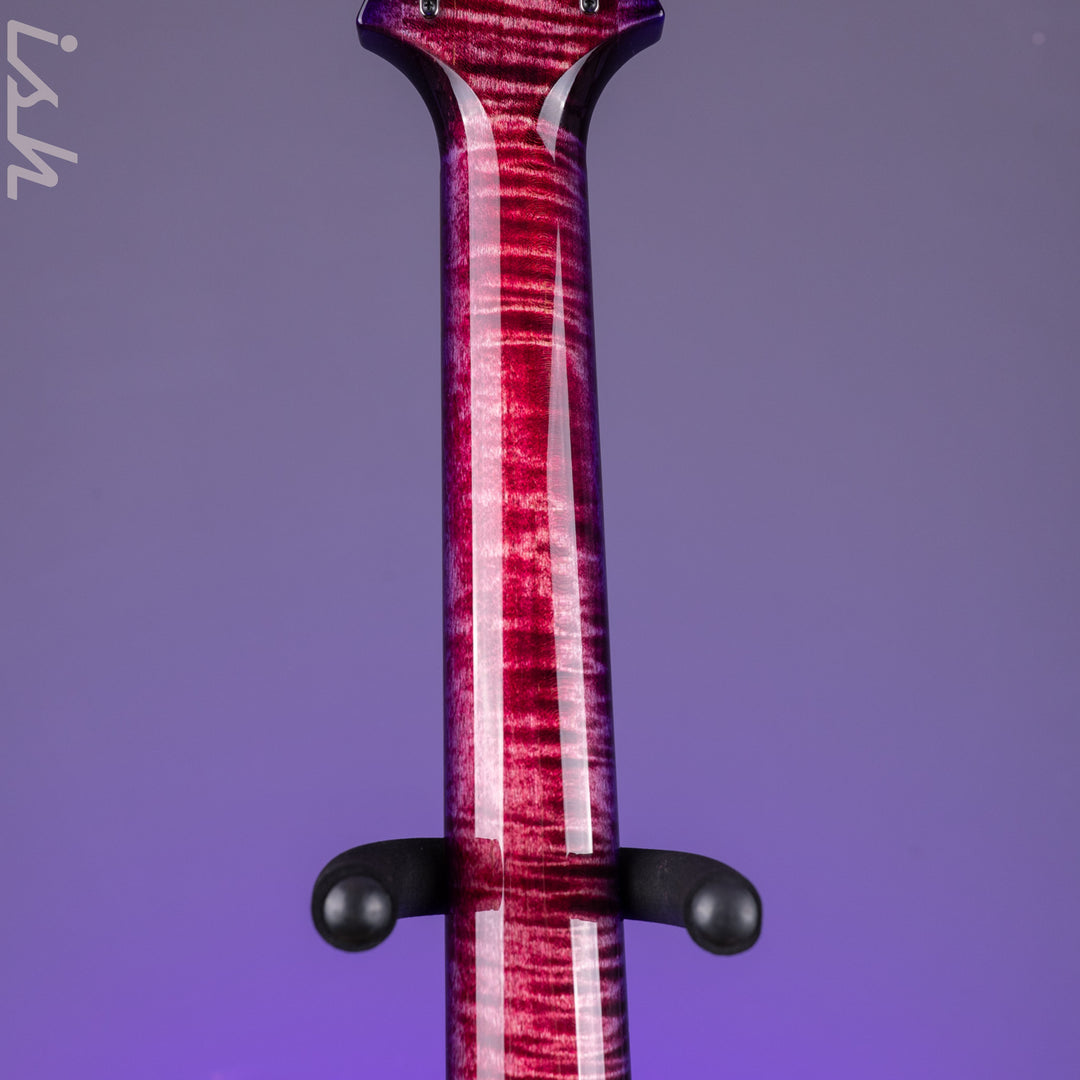 PRS Wood Library Custom 24-08 10-Top DMO Pomegranate Purple Burst Sprayer&