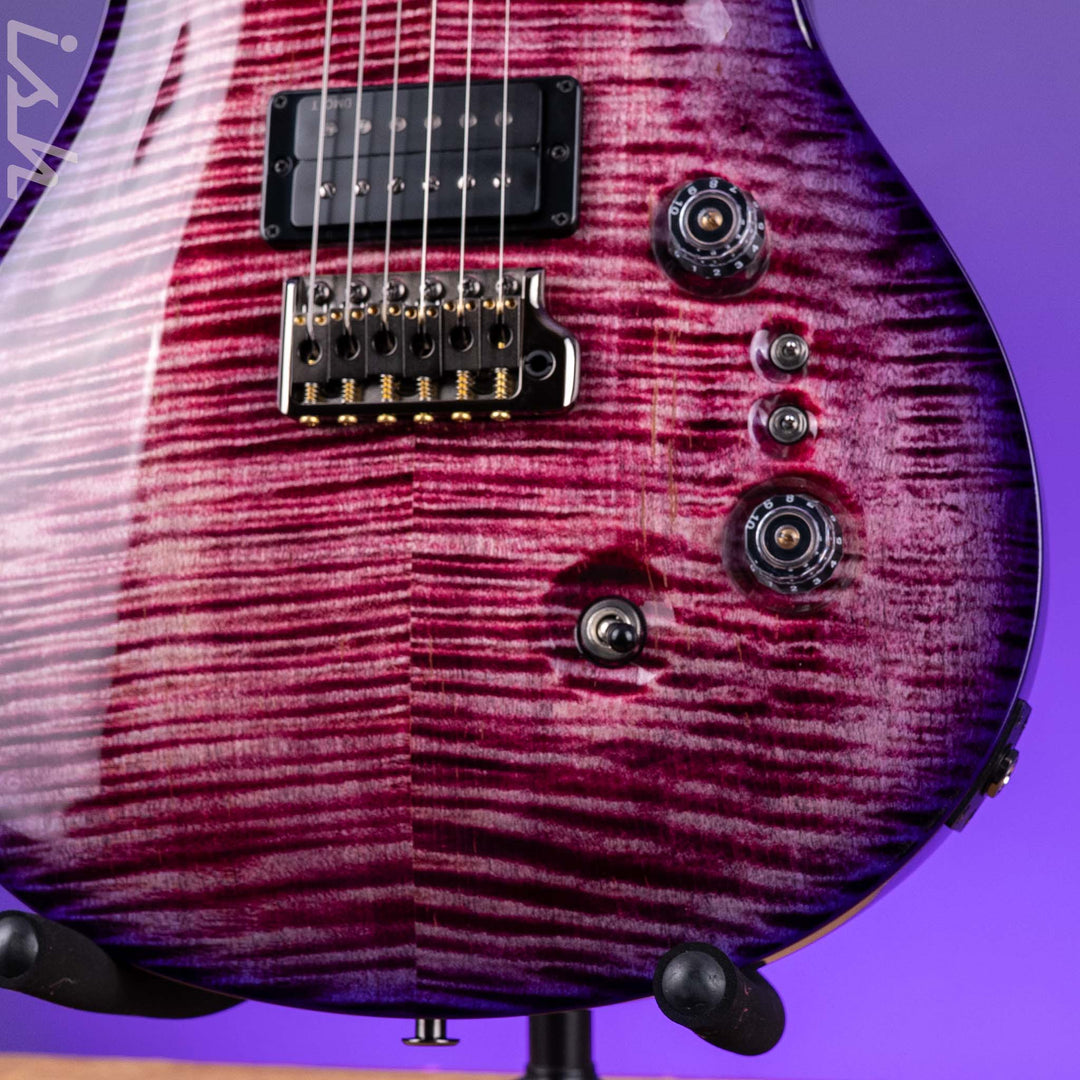 PRS Wood Library Custom 24-08 10-Top DMO Pomegranate Purple Burst Sprayer&