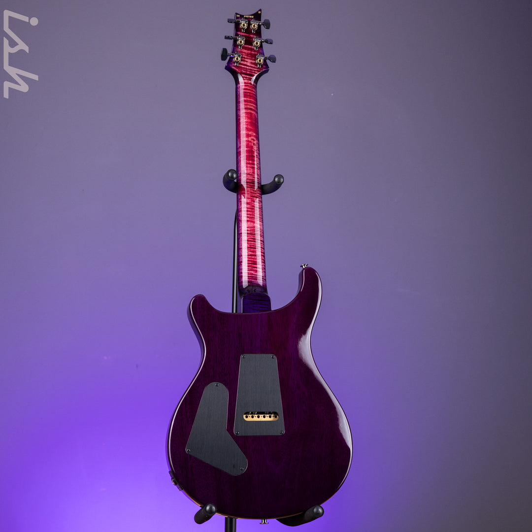 PRS Wood Library Custom 24-08 10-Top DMO Pomegranate Purple Burst Sprayer&