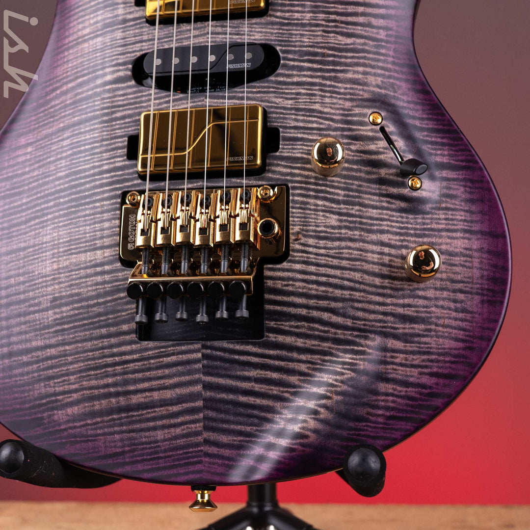 2026 PRS Herman Li Chleo Limited Edition Charcoal Purple Wraparound Burst