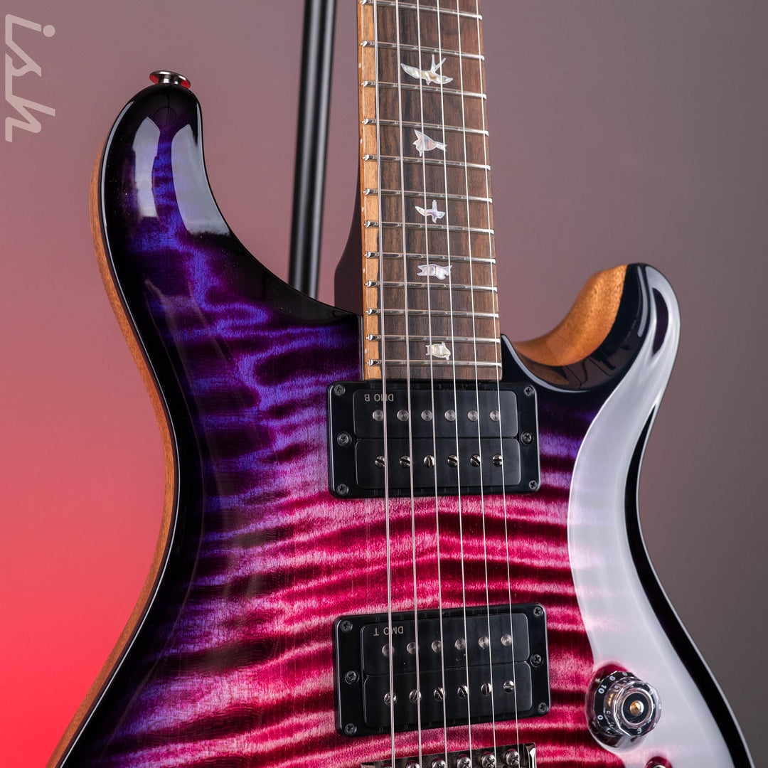 PRS Wood Library Custom 24-08 DMO Sprayer’s Choice Raspberry Purpleburst