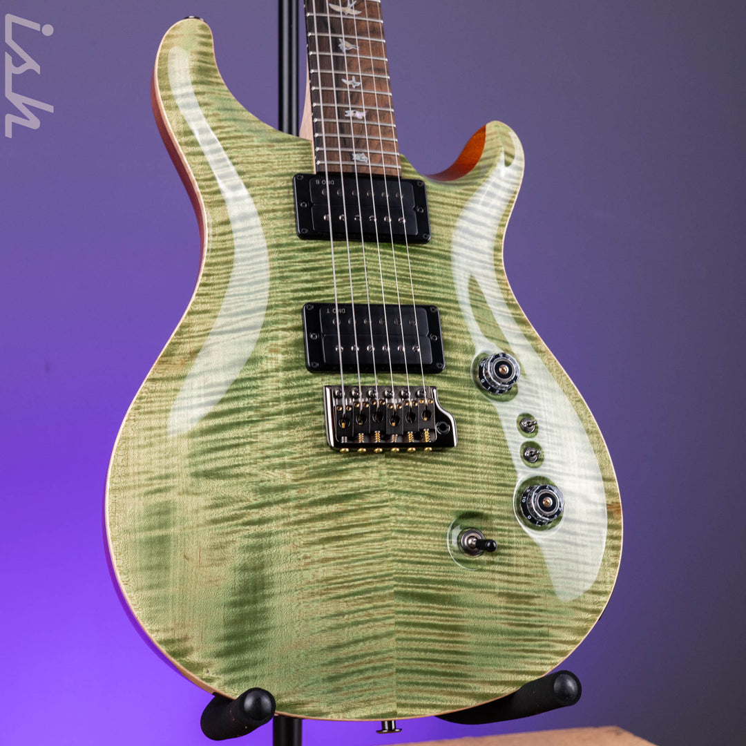 PRS Wood Library Custom 24-08 10-Top DMO Key Lime Sprayer&