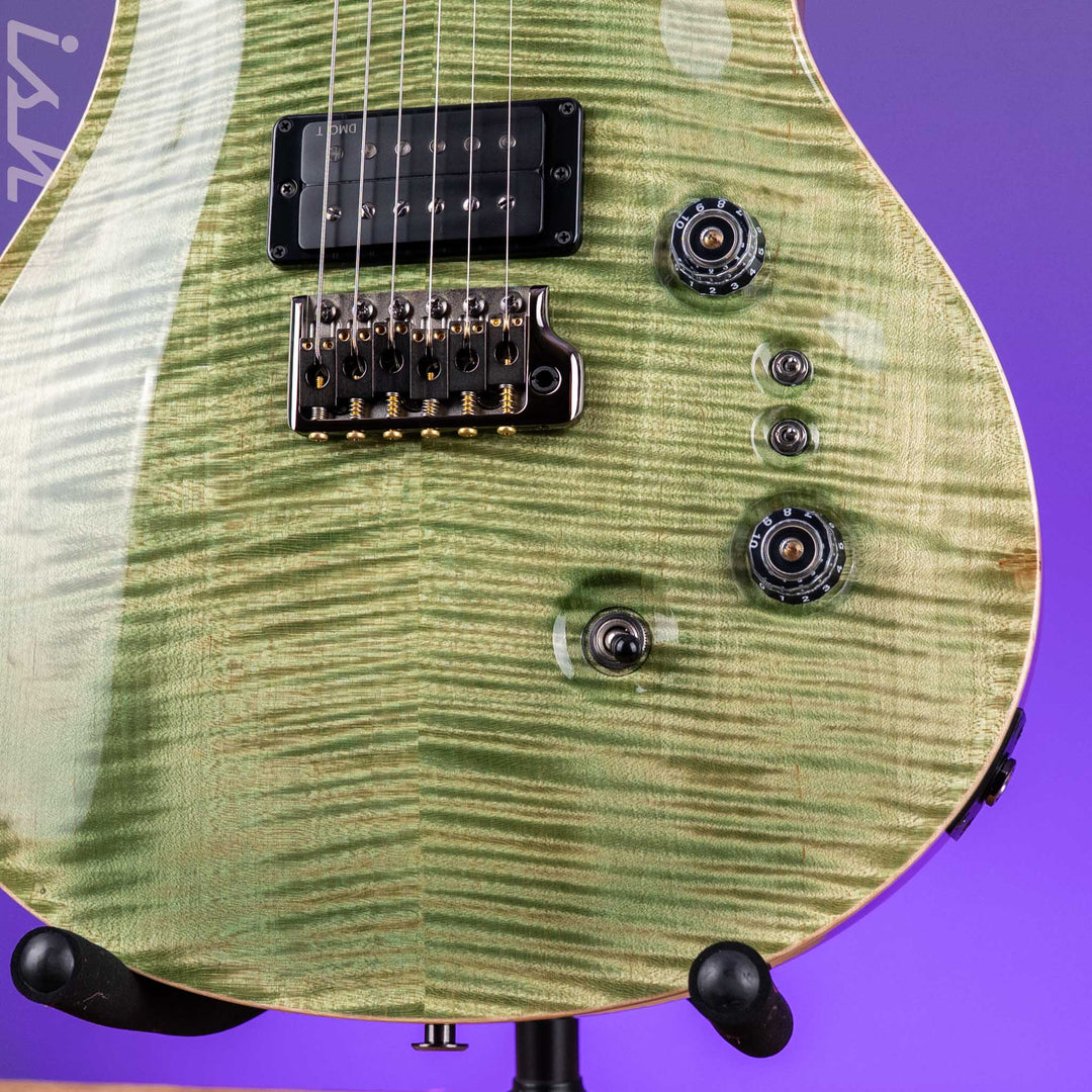 PRS Wood Library Custom 24-08 10-Top DMO Key Lime Sprayer&