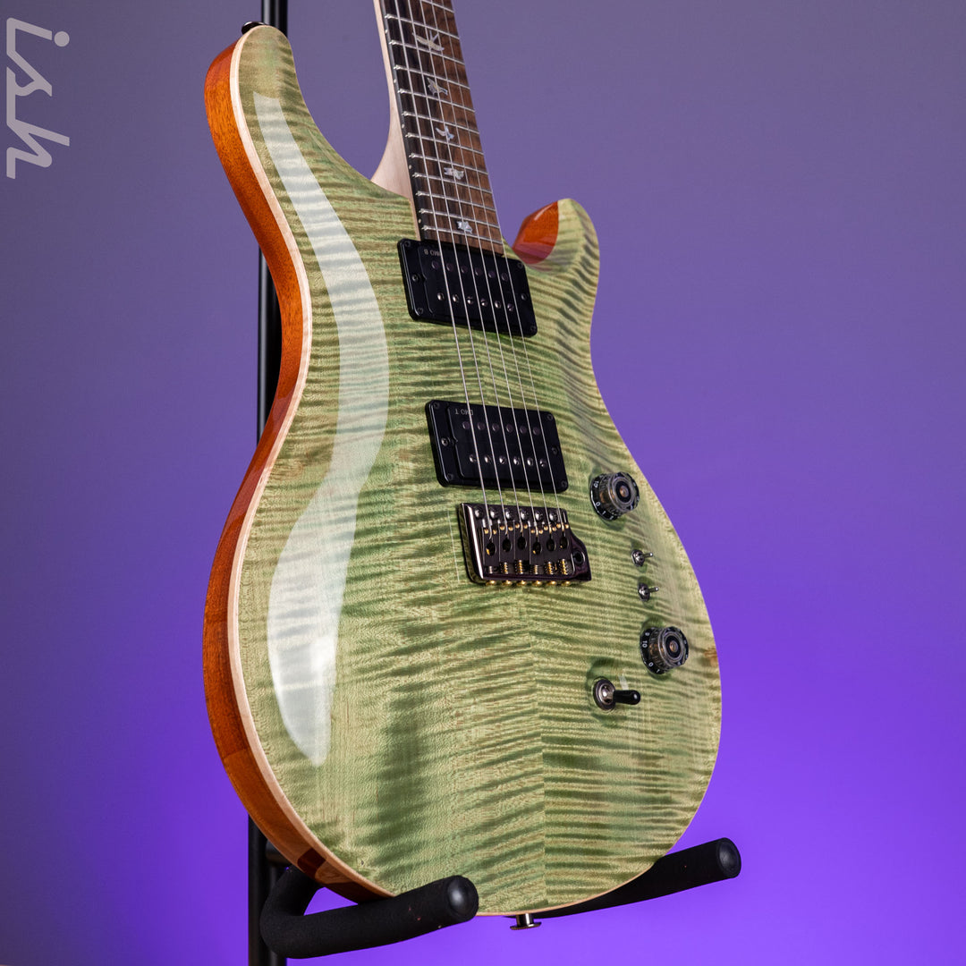 PRS Wood Library Custom 24-08 10-Top DMO Key Lime Sprayer&
