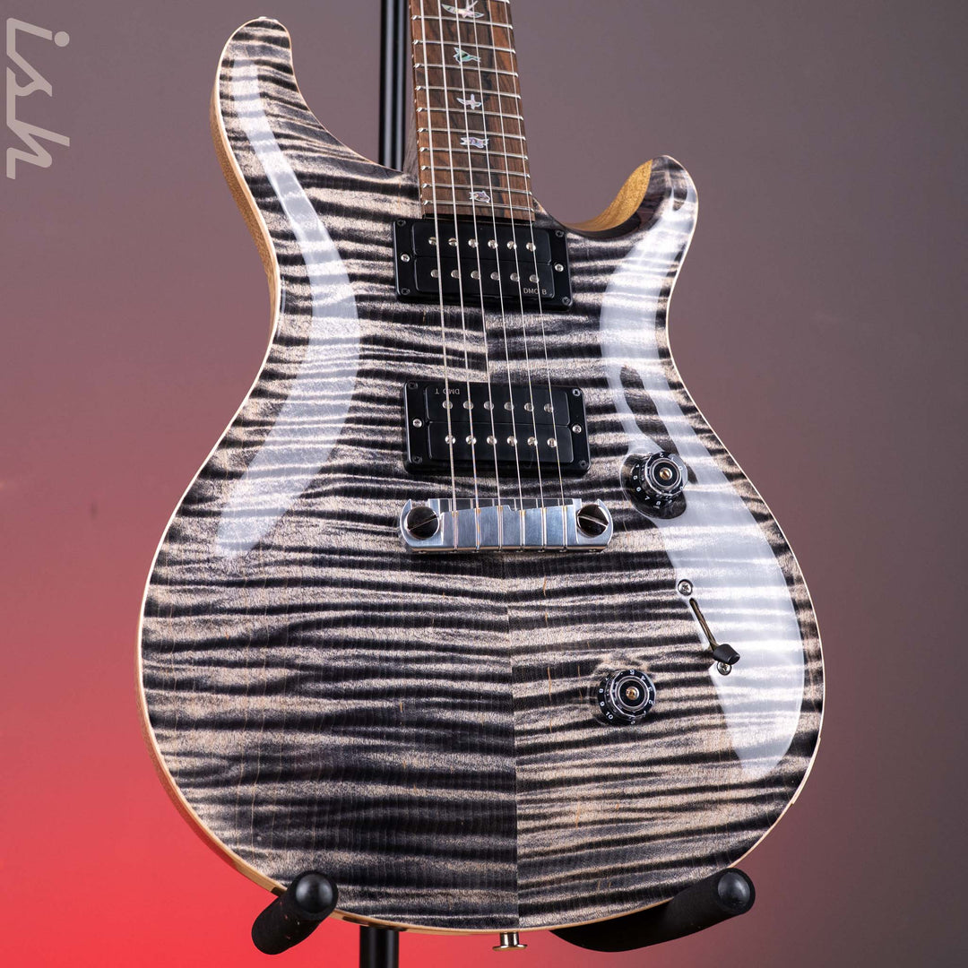 PRS Wood Library Custom 24 Stoptail Limited Edition 10-Top Charcoal