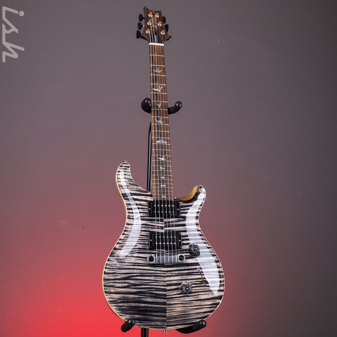PRS Wood Library Custom 24 Stoptail Limited Edition 10-Top Charcoal