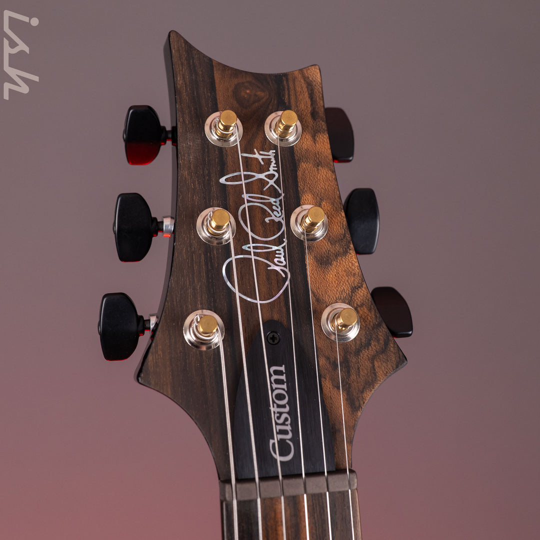 PRS Wood Library Custom 24 Stoptail Limited Edition 10-Top Charcoal Tri-Color Sunburst