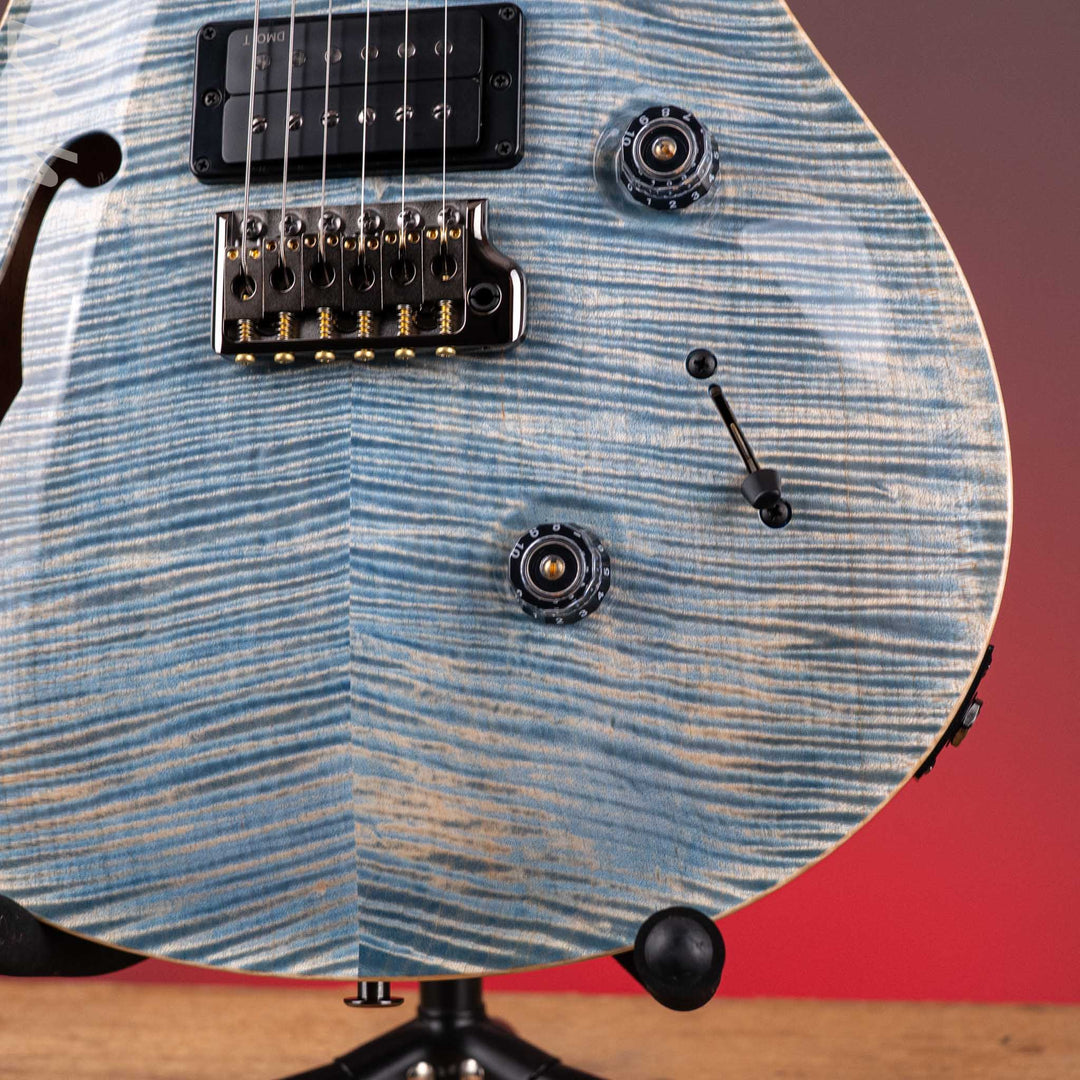 PRS Wood Library Custom 24 Semi-Hollow Flame Artist Top Faded Indigo