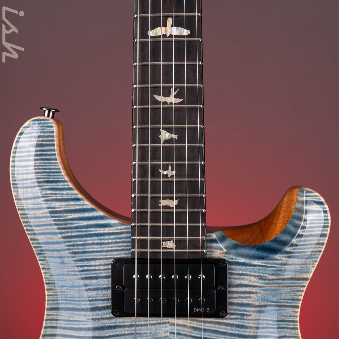PRS Wood Library Custom 24 Semi-Hollow Flame Artist Top Faded Indigo