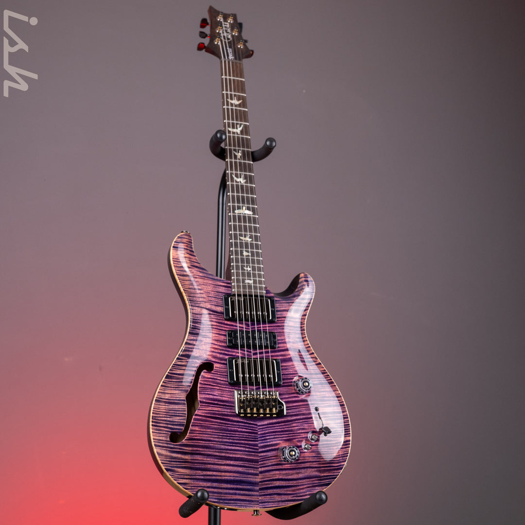 PRS Wood Library Special Semi-Hollow Flame Maple Artist Top Fuschia Peachburst
