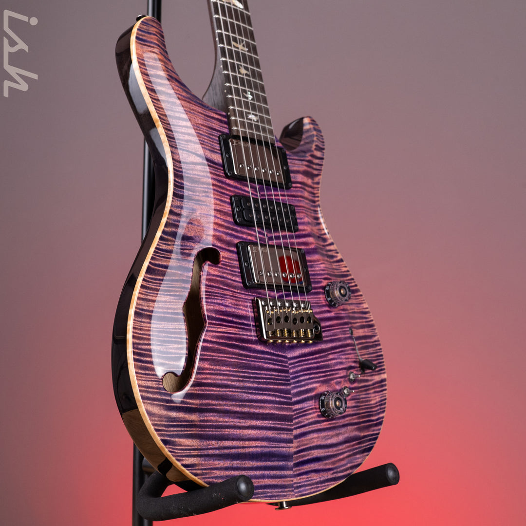 PRS Wood Library Special Semi-Hollow Flame Maple Artist Top Fuschia Peachburst