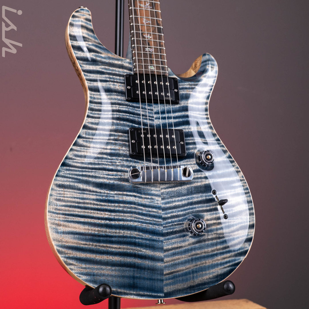 PRS Wood Library Custom 24 Stoptail Limited Edition 10-Top Faded Whale Blue