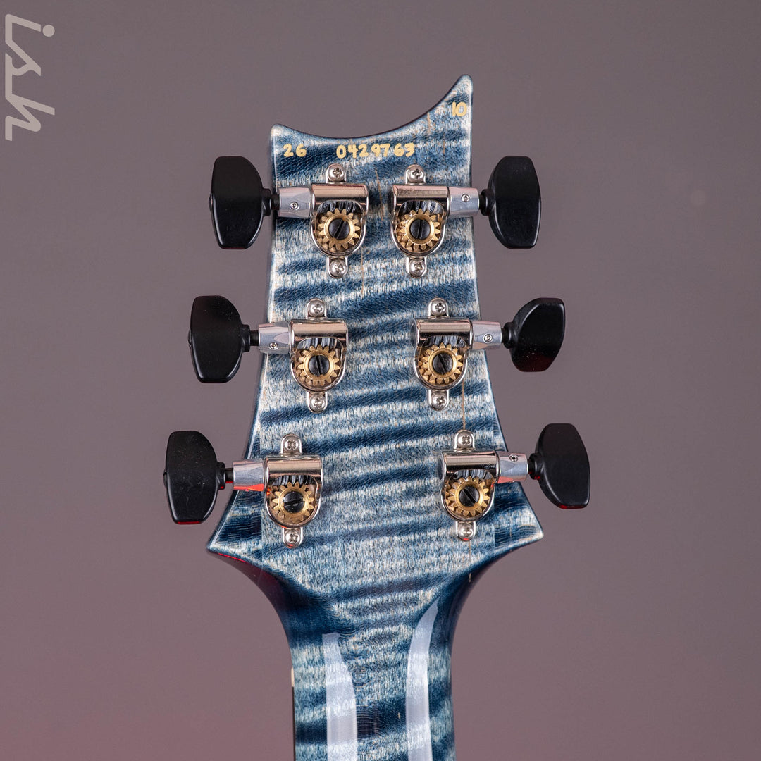 PRS Wood Library Custom 24 Stoptail Limited Edition 10-Top Faded Whale Blue