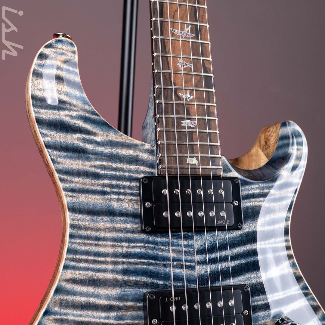 PRS Wood Library Custom 24 Stoptail Limited Edition 10-Top Faded Whale Blue