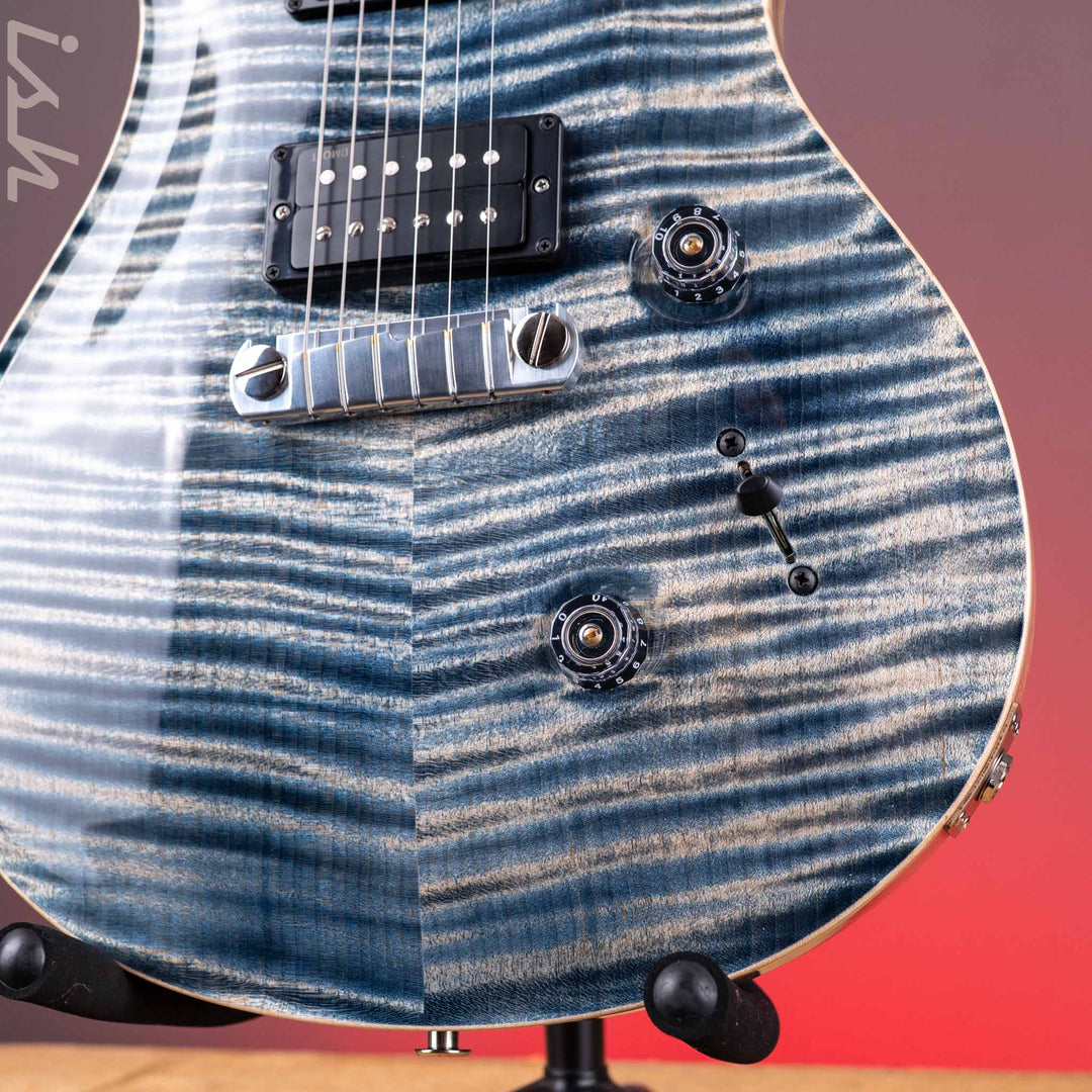 PRS Wood Library Custom 24 Stoptail Limited Edition 10-Top Faded Whale Blue