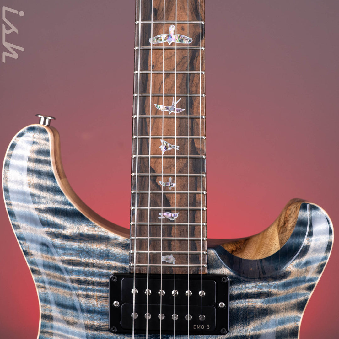 PRS Wood Library Custom 24 Stoptail Limited Edition 10-Top Faded Whale Blue