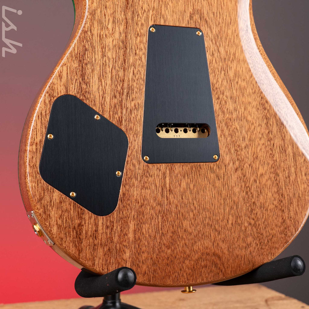PRS Wood Library McCarty 594 Tremolo 10-Top Charcoal w/ Green Burst