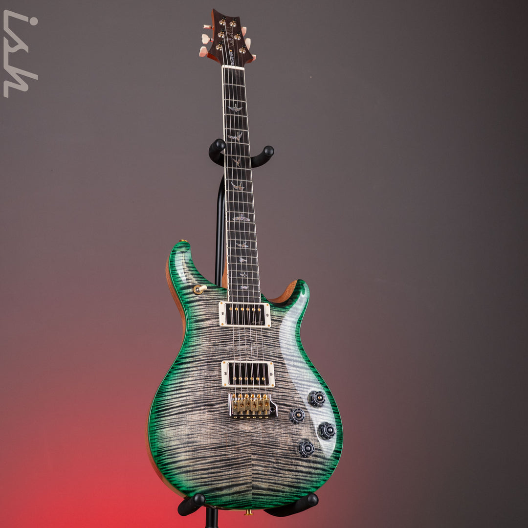 PRS Wood Library McCarty 594 Tremolo 10-Top Charcoal w/ Green Burst