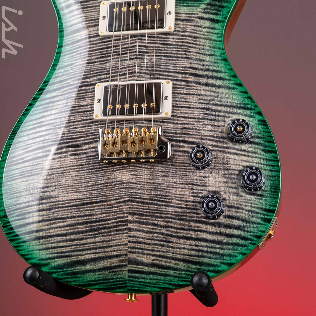 PRS Wood Library McCarty 594 Tremolo 10-Top Charcoal w/ Green Burst