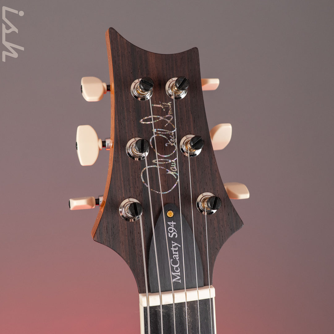 PRS Wood Library McCarty 594 Tremolo 10-Top Charcoal w/ Green Burst