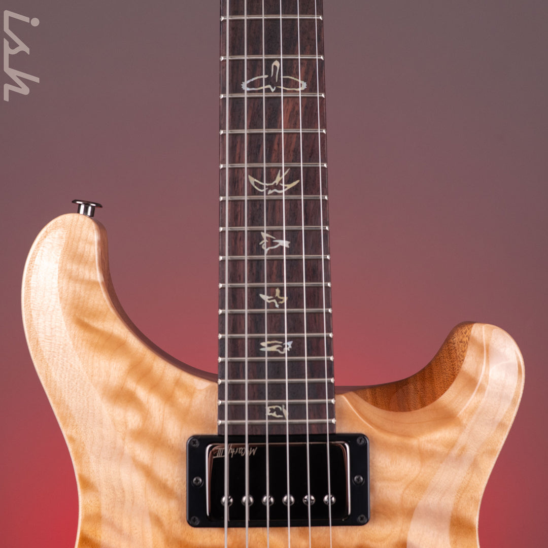 PRS Wood Library Custom 24 One-Piece 10-Top Quilt Amaretto Fade Ish 15th Anniversary