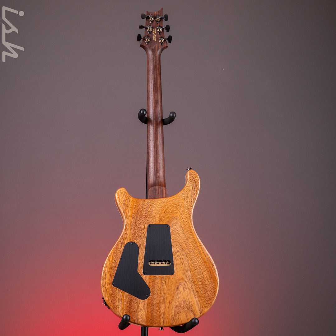 PRS Wood Library Custom 24 One-Piece 10-Top Quilt Amaretto Fade Ish 15th Anniversary