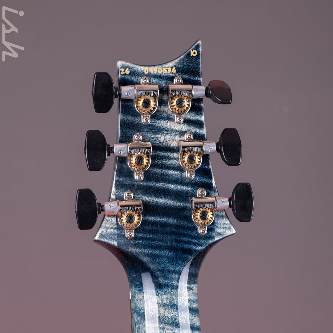 PRS Wood Library Custom 24 Stoptail Limited Edition 10-Top 1-pc Custom Color Whale Blue