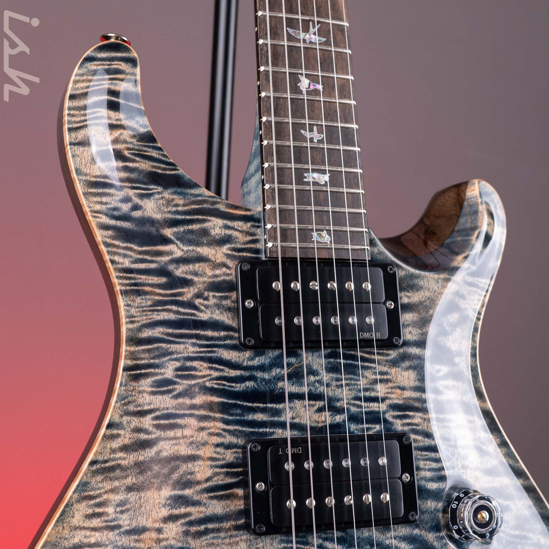PRS Wood Library Custom 24 Stoptail Limited Edition 10-Top 1-pc Custom Color Whale Blue