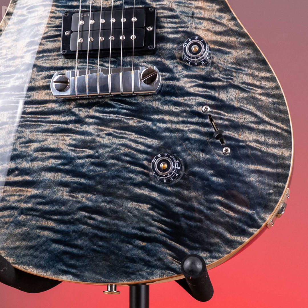 PRS Wood Library Custom 24 Stoptail Limited Edition 10-Top 1-pc Custom Color Whale Blue