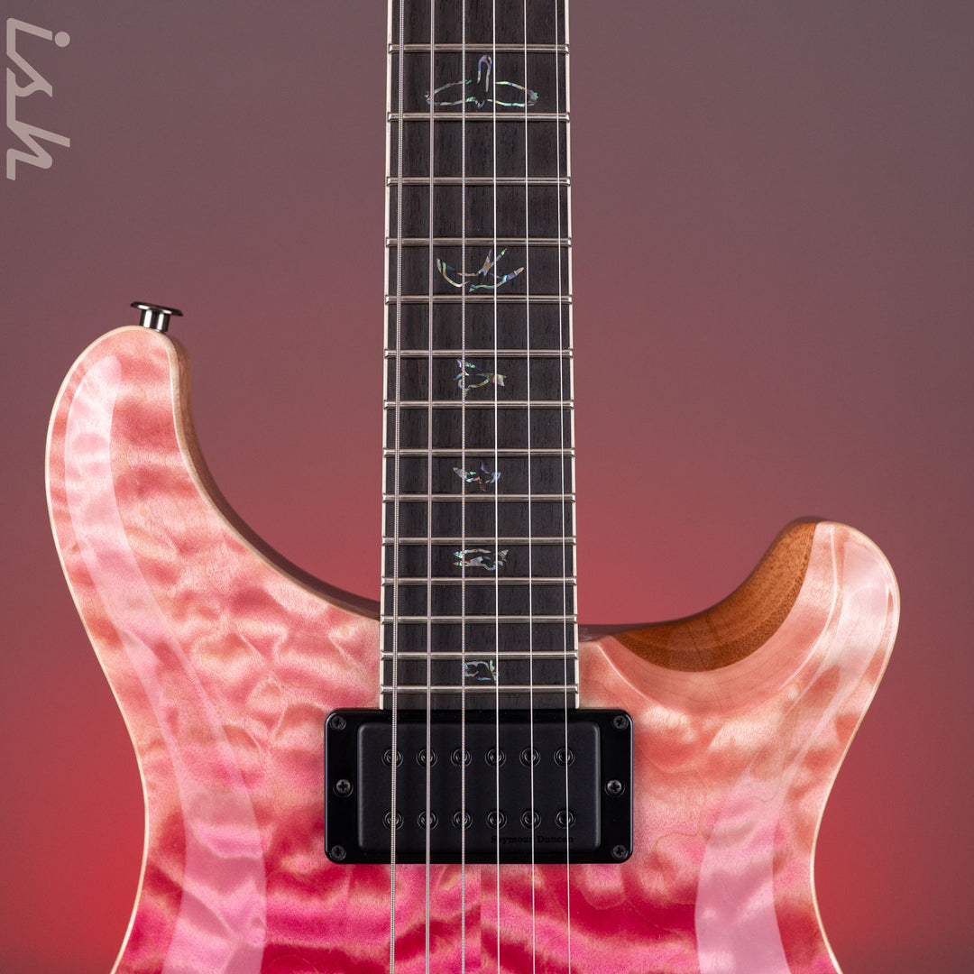 PRS Wood Library Mark Holcomb 10-Top Quilt Midnight Orchid Fade Ish 15th Anniversary