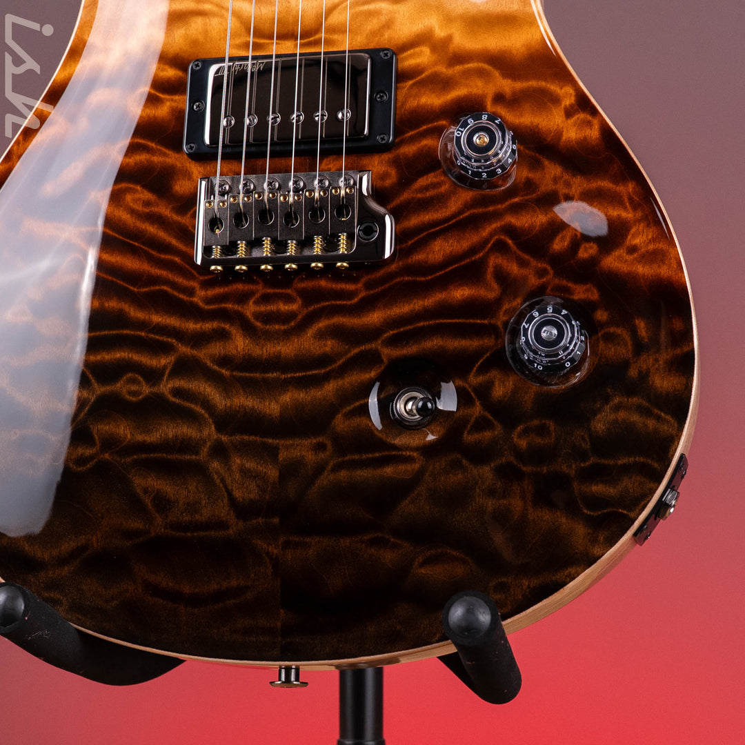 PRS Wood Library Custom 24 10-Top Quilt Amaretto Fade Ish 15th Anniversary