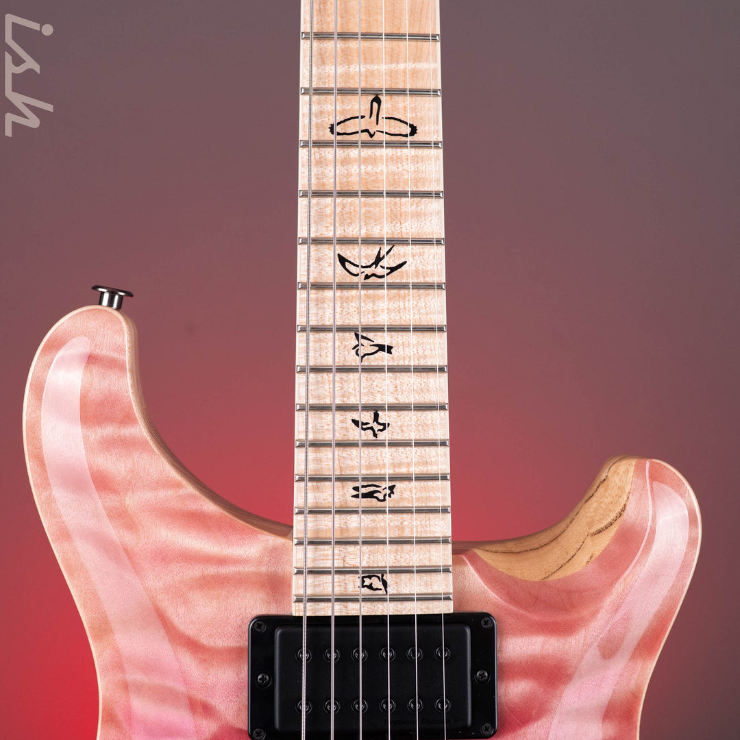 PRS Wood Library Mark Holcomb 10-Top Quilt Midnight Orchid Fade Ish 15th Anniversary Maple Neck