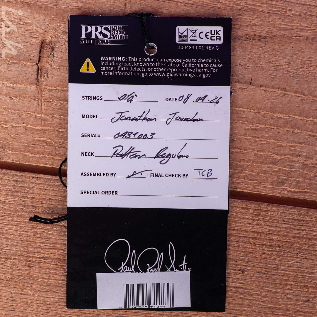 PRS Jonathan Jourdan Limited Edition Platinum Metallic
