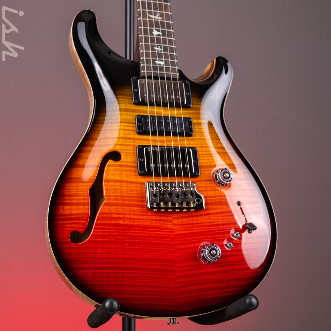 PRS Wood Library Special Semi-Hollow Fire Fade Smokeburst