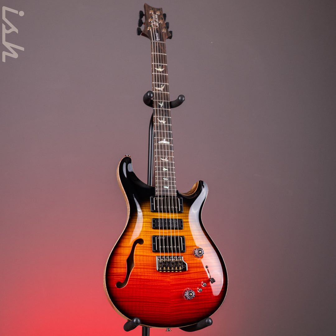 PRS Wood Library Special Semi-Hollow Fire Fade Smokeburst