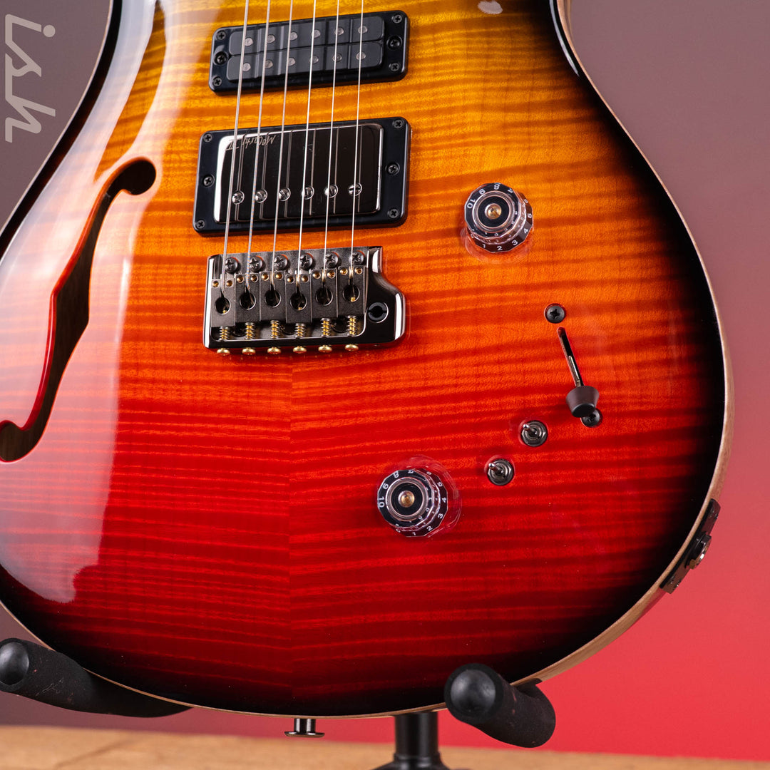 PRS Wood Library Special Semi-Hollow Fire Fade Smokeburst