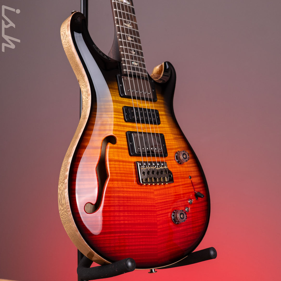 PRS Wood Library Special Semi-Hollow Fire Fade Smokeburst