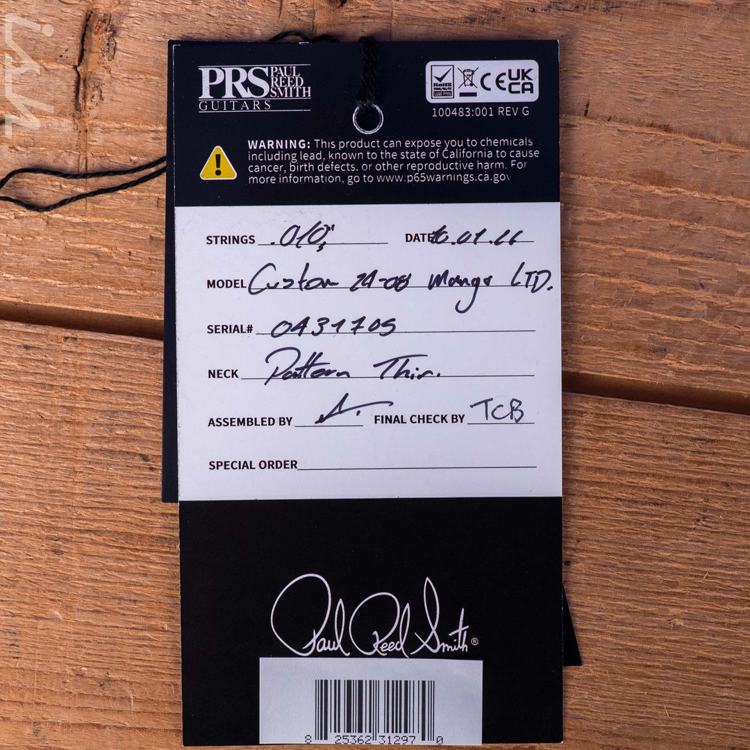 PRS Custom 24-08 Mango Top Limited Edition Sprayer&