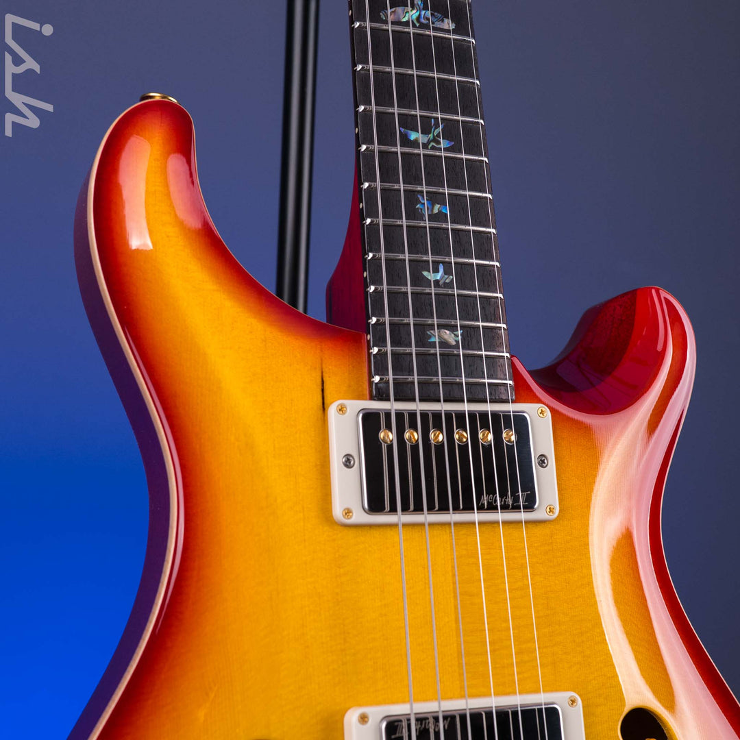 PRS Wood Library Hollowbody I Piezo Spruce Top Dark Cherry Sunburst