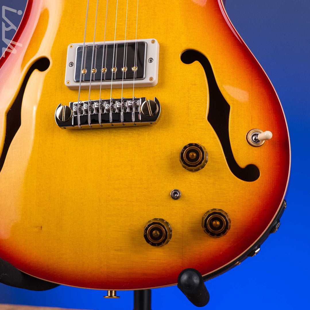 PRS Wood Library Hollowbody I Piezo Spruce Top Dark Cherry Sunburst