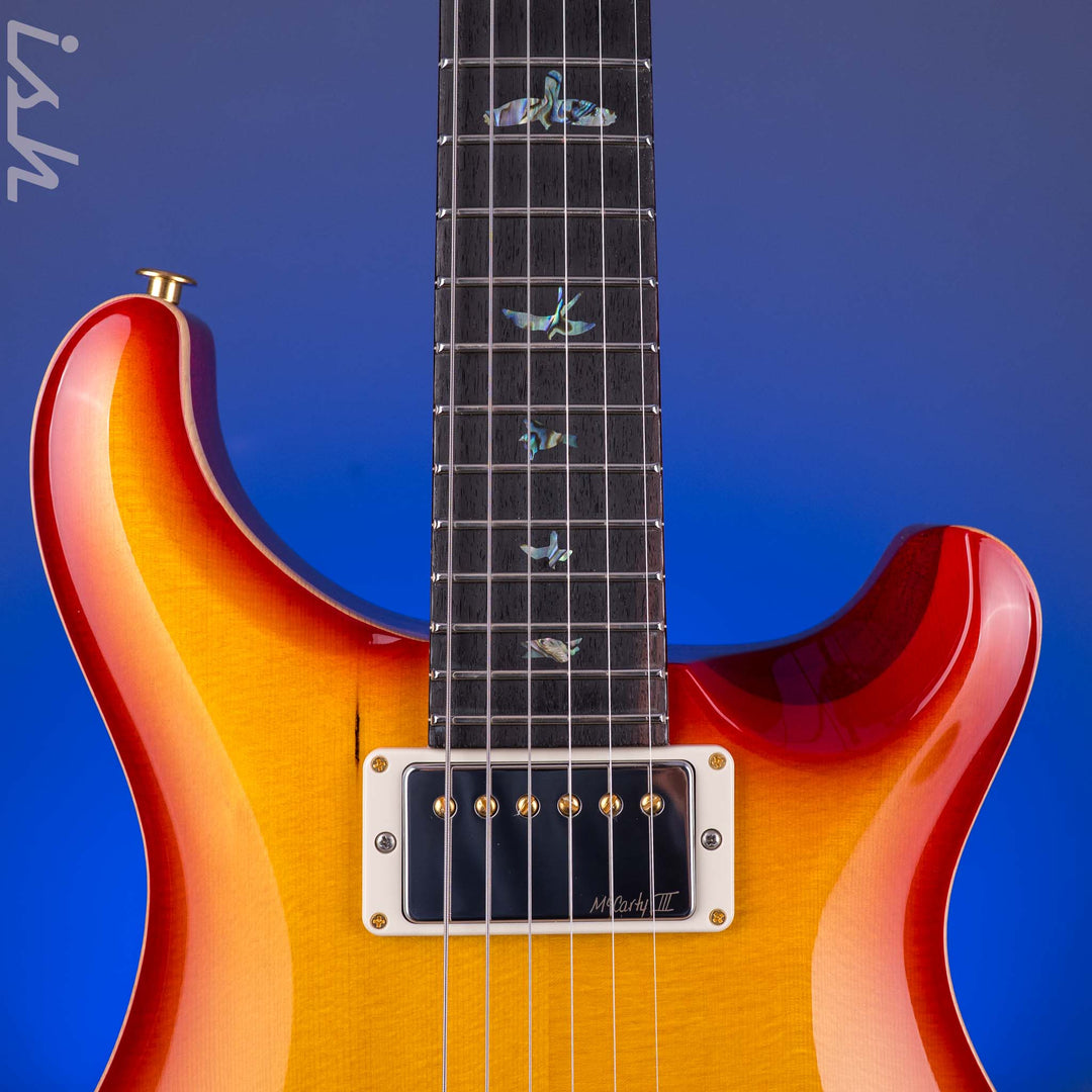 PRS Wood Library Hollowbody I Piezo Spruce Top Dark Cherry Sunburst