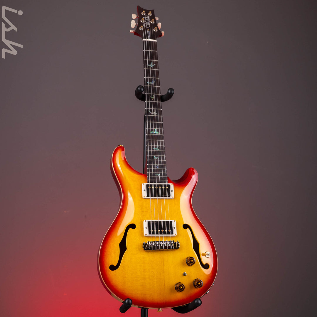 PRS Wood Library Hollowbody I Piezo Spruce Top Dark Cherry Sunburst