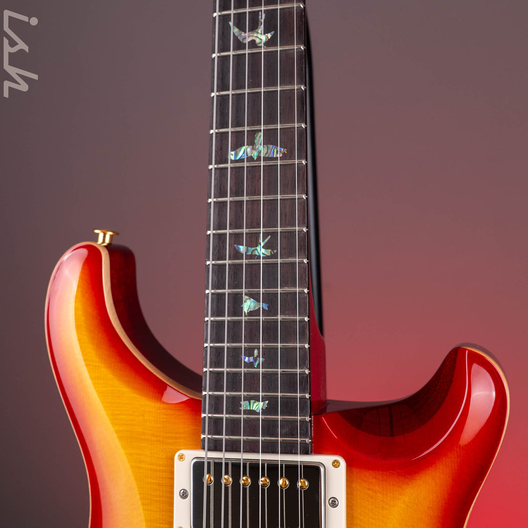 PRS Wood Library Hollowbody I Piezo Spruce Top Dark Cherry Sunburst