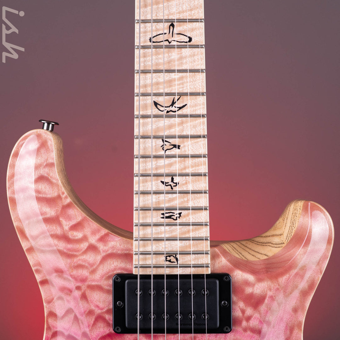 PRS Wood Library Mark Holcomb 10-Top Quilt Midnight Orchid Fade Ish 15th Anniversary Maple Neck