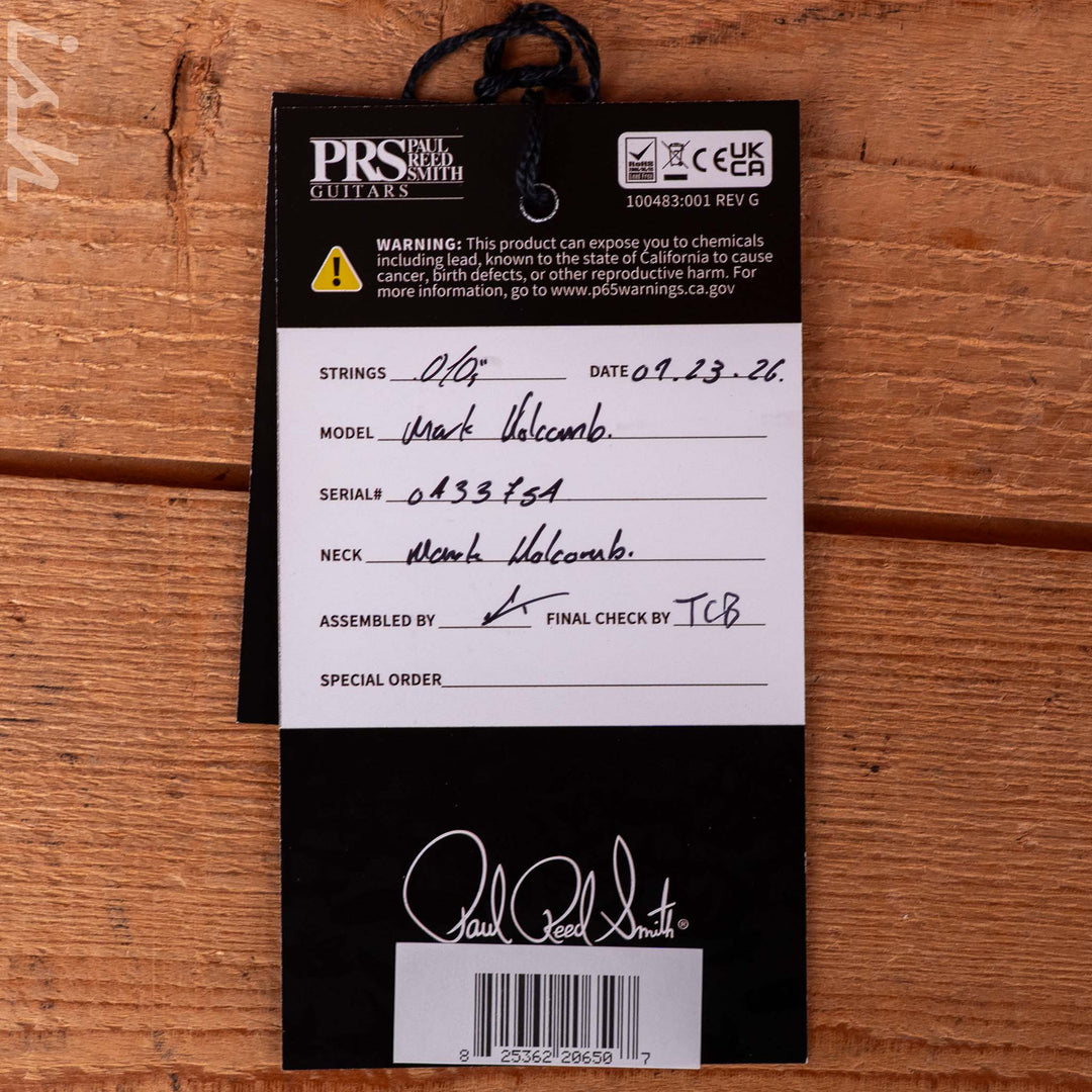 PRS Mark Holcomb Purple Mist Wraparound Burst